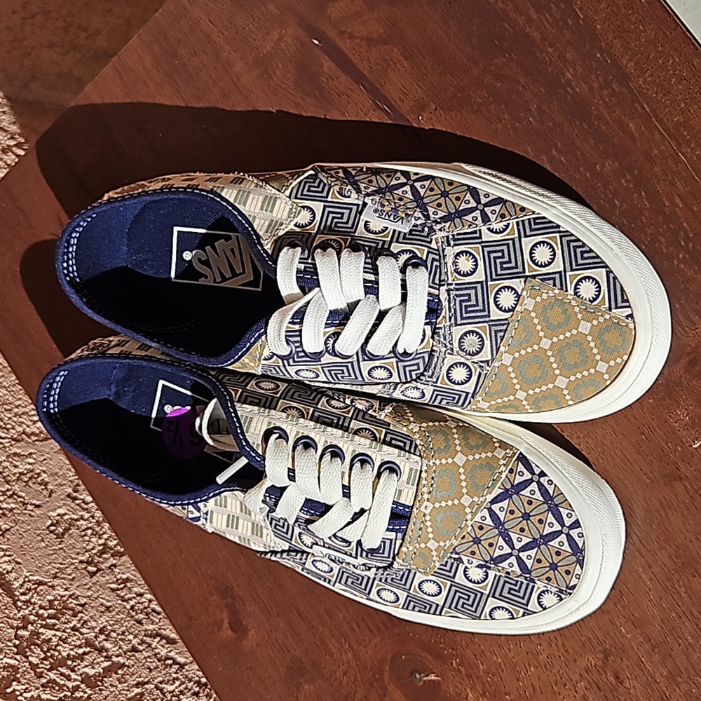 Vans authentic Patchwork Unisex sneakers tennis shoes size M6.5 /Wo'n 8 - Picture 6 of 14